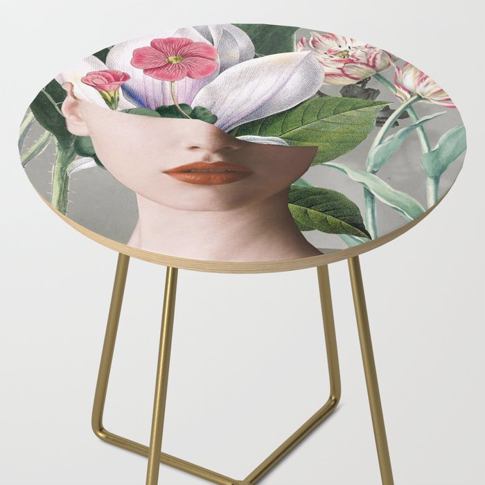 Floral Portrait /collage 2 Side Table Gallery Image 2