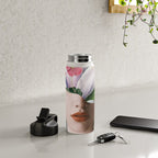 Floral Portrait /collage 2 Water Bottle Gallery Image 4