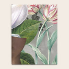 Floral Portrait /collage 2 Notebook Gallery Image 4