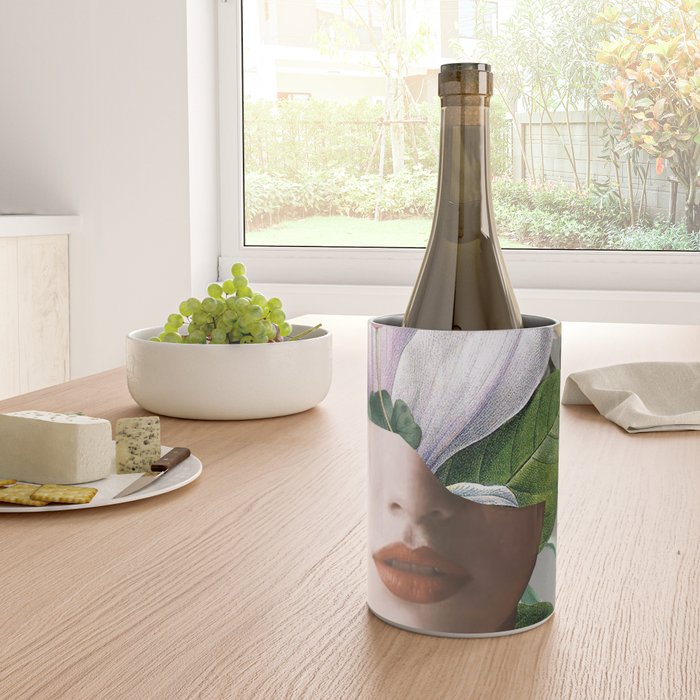 Floral Portrait /collage 2 Wine Chiller Gallery Image 4