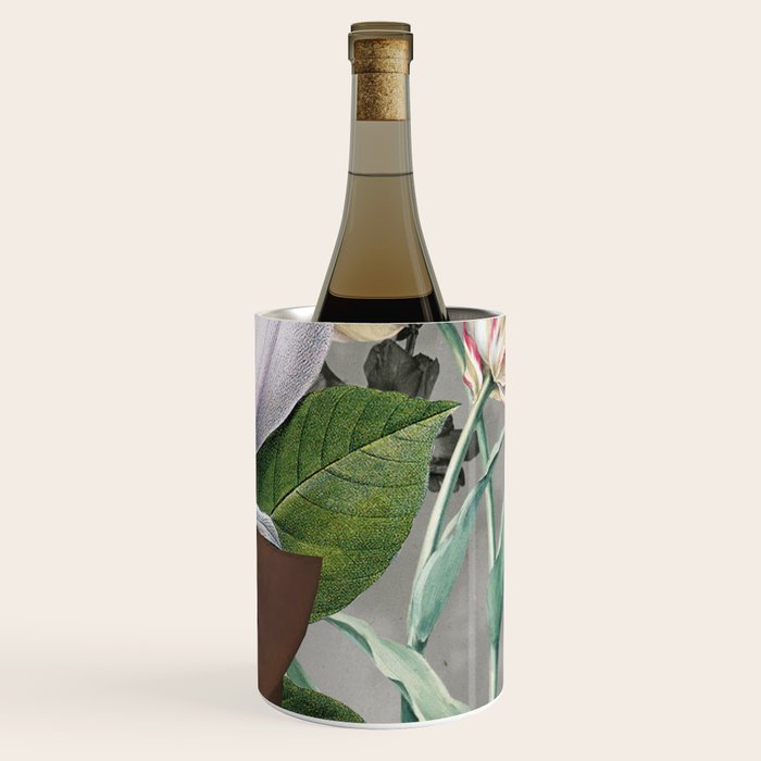 Floral Portrait /collage 2 Wine Chiller Gallery Image 3