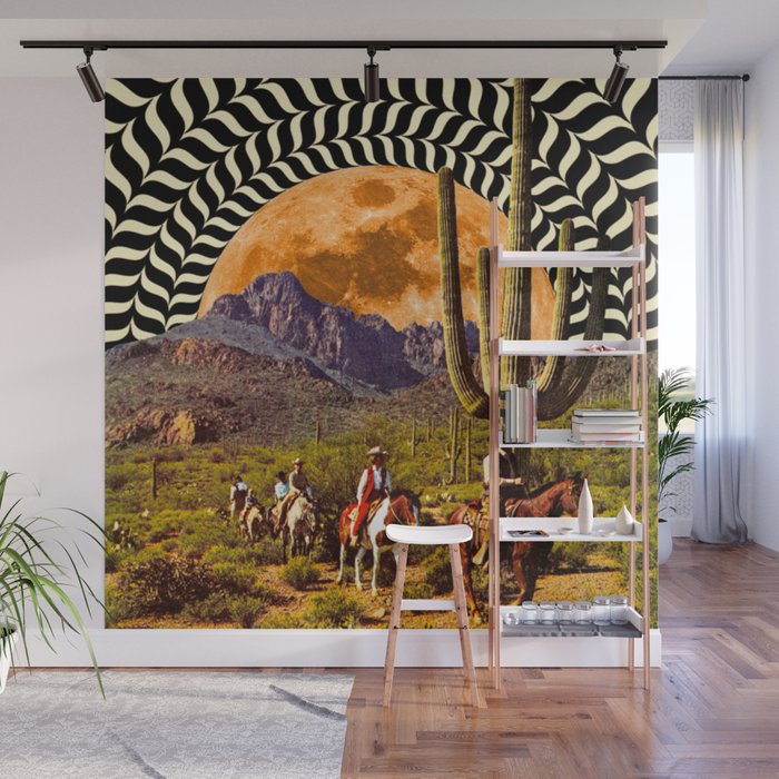 Illusionary Cowboys Wall Mural Gallery Image 1