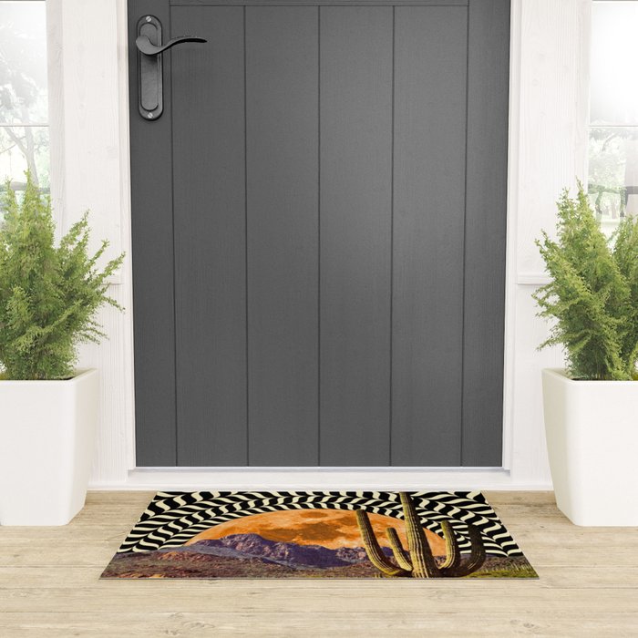 Illusionary Cowboys Welcome Mat Gallery Image 3