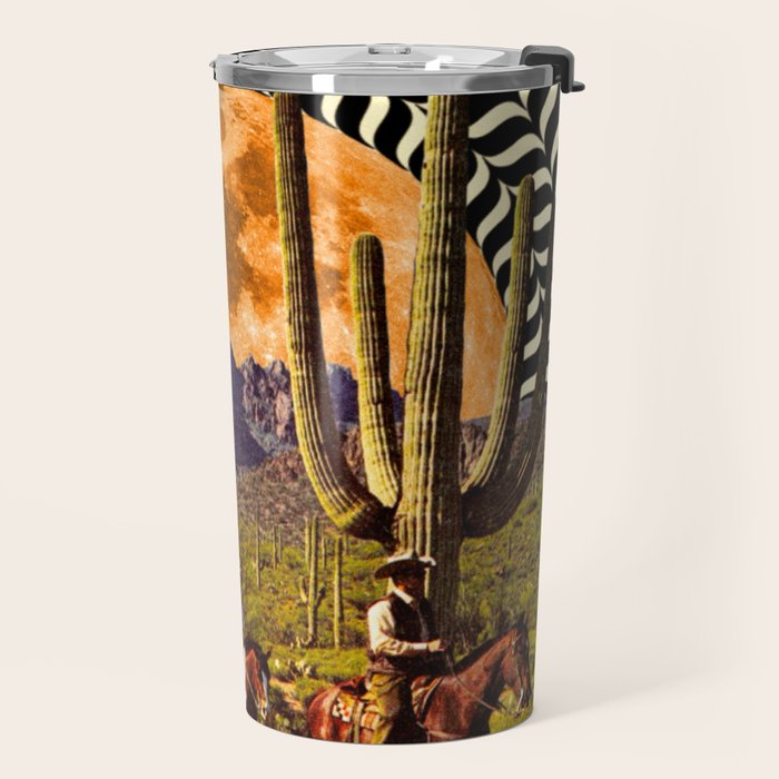 Illusionary Cowboys Travel Mug Gallery Image 2