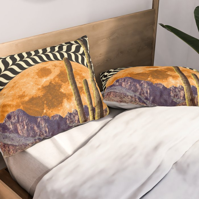 Illusionary Cowboys Pillow Sham Gallery Image 2
