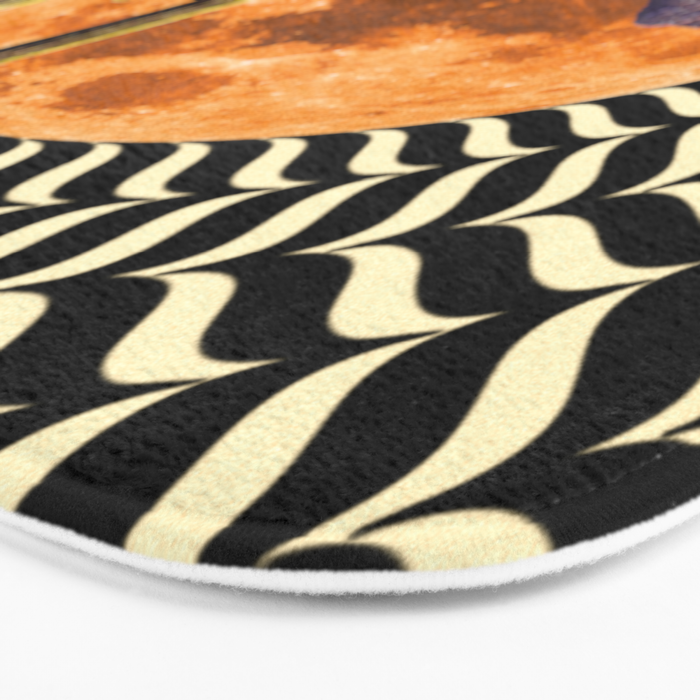 Illusionary Cowboys Bath Mat Gallery Image 3