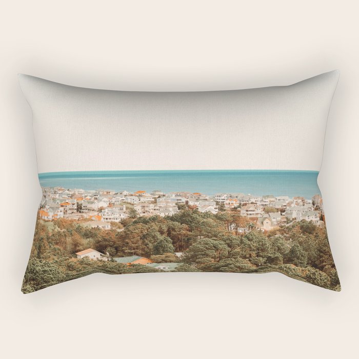 Where The Land Meets The Sea Rectangular Pillow Gallery Image 1
