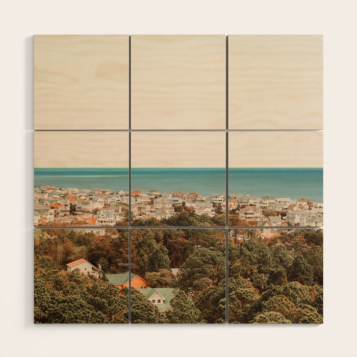 Where The Land Meets The Sea Wood Wall Art Gallery Image 1