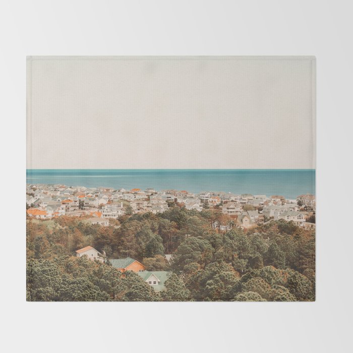 Where The Land Meets The Sea Throw Blanket Gallery Image 2