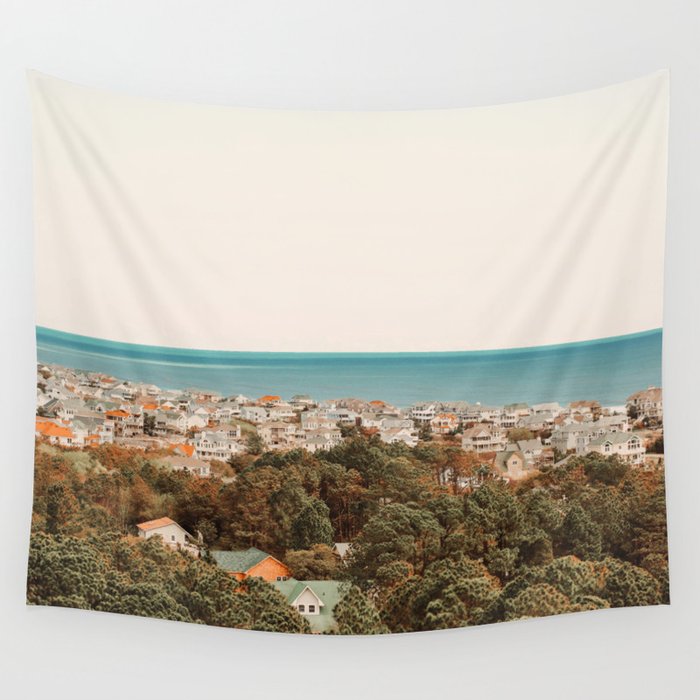 Where The Land Meets The Sea Wall Tapestry Gallery Image 1