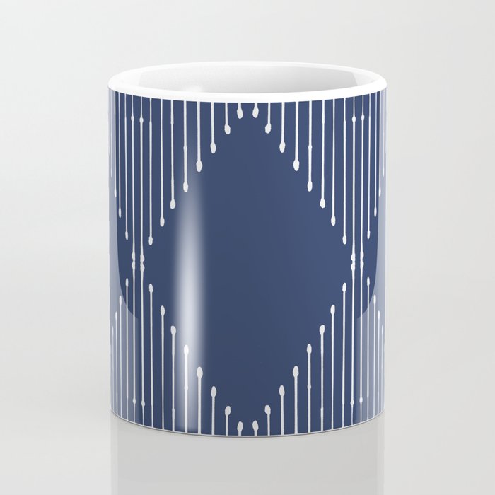 Geo (Navy) Coffee Mug Gallery Image 4