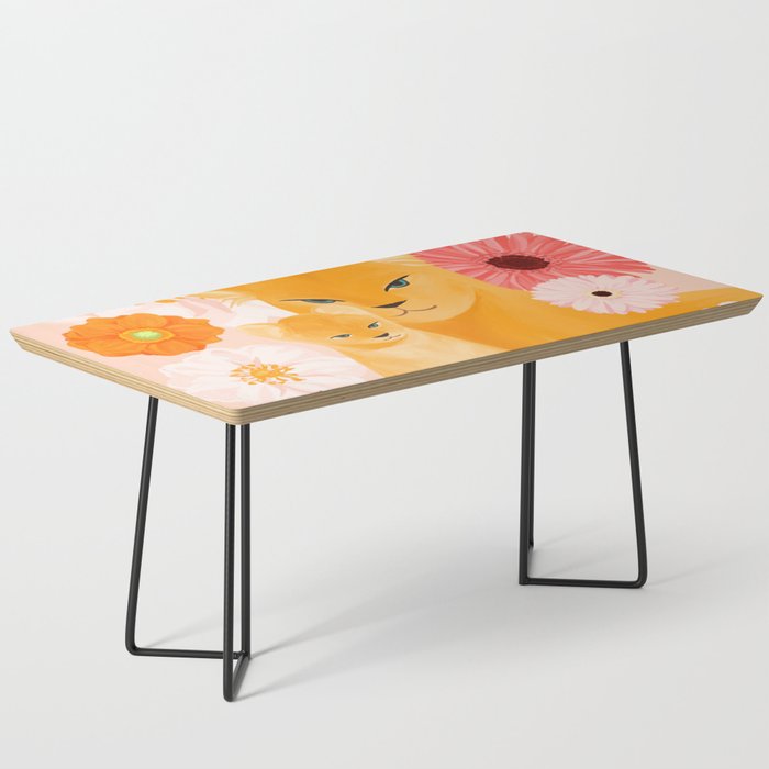 Mother Lion and cub II Coffee Table Gallery Image 1
