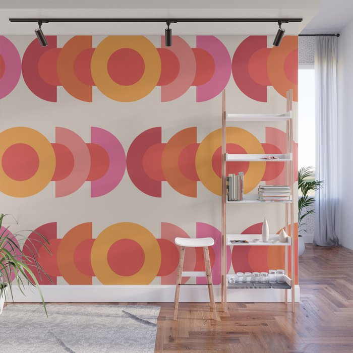 70's pattern no1 Wall Mural Gallery Image 1