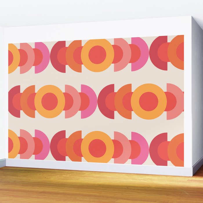 70's pattern no1 Wall Mural Gallery Image 2