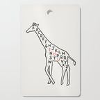 I love you as high as I can reach Cutting Board Gallery Image 1