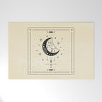 Mystic Moon & Stars: The Beige Edition Welcome Mat Gallery Image 1