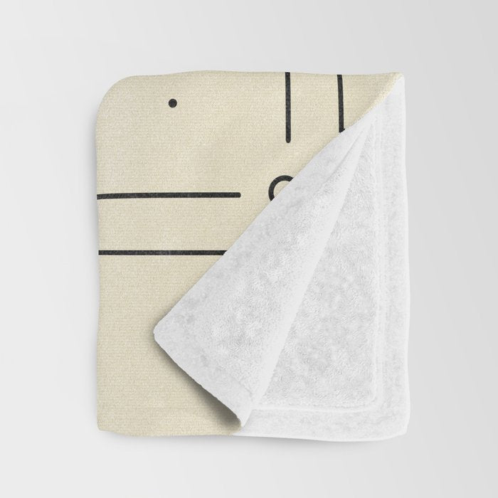 Mystic Moon & Stars: The Beige Edition Throw Blanket Gallery Image 3