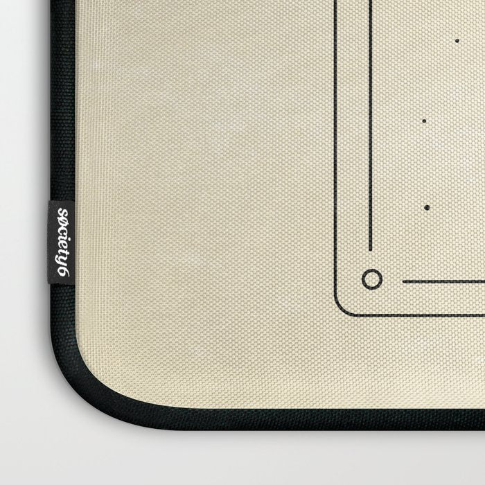 Mystic Moon & Stars: The Beige Edition Laptop Sleeve Gallery Image 3