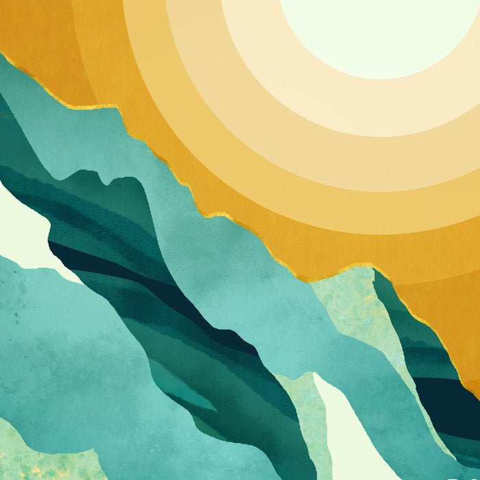 Retro Mountain Sunset Coffee Mug Gallery Image 2