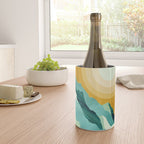 Retro Mountain Sunset Wine Chiller Gallery Image 4