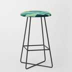 Retro Mountain Sunset Stool Gallery Image 1