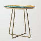 Retro Mountain Sunset Side Table Gallery Image 1