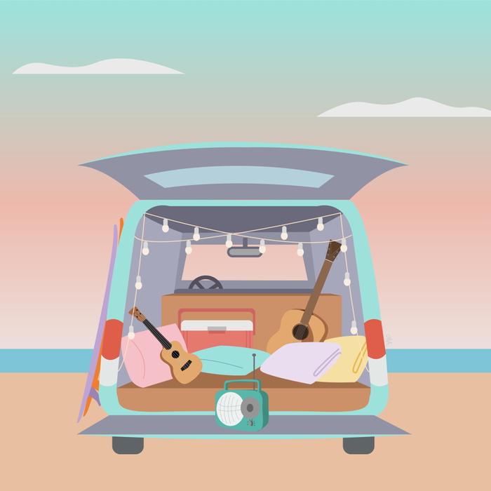 Beach Van Coffee Mug Gallery Image 2