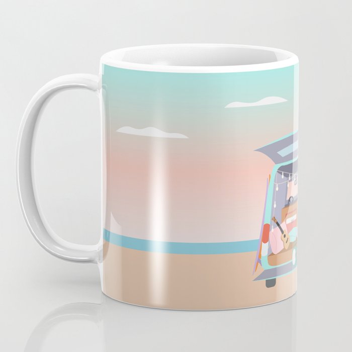 Beach Van Coffee Mug Gallery Image 3