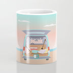 Beach Van Coffee Mug Gallery Image 4
