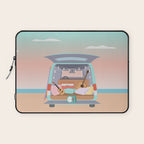 Beach Van Laptop Sleeve Gallery Image 1