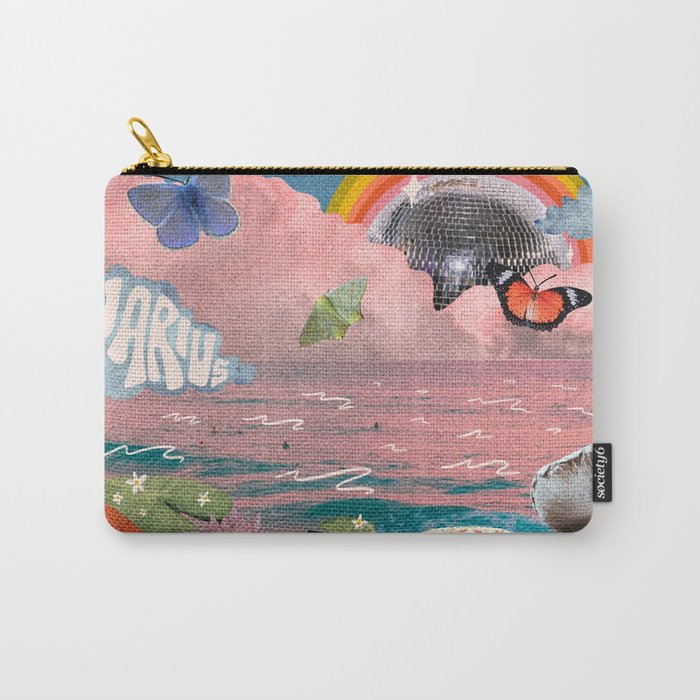 Aquarius Collage Carry All Pouch Gallery Image 1