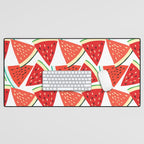 Sliced Watermelon Desk Mat Gallery Image 1