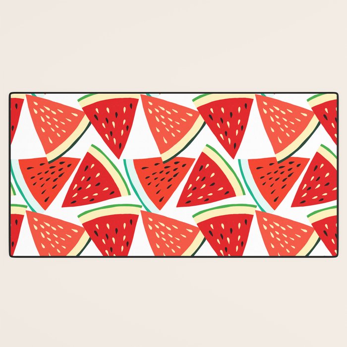 Sliced Watermelon Desk Mat Gallery Image 3