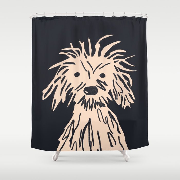 Doggy day up close Shower Curtain Gallery Image 1