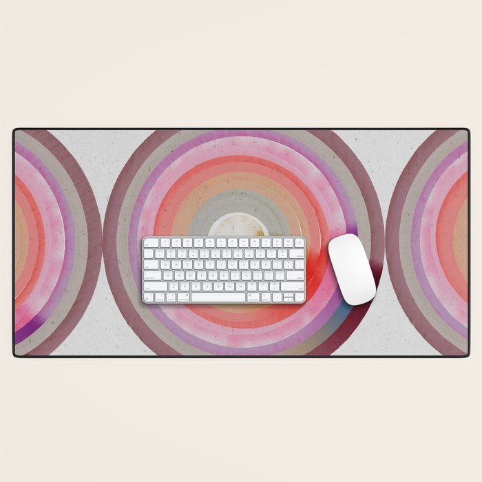 Desert Rainbow Desk Mat Gallery Image 1