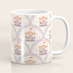 Whimsical Vintage Carousel Ride Seamless Pattern Coffee Mug Gallery Image 1