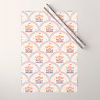 Whimsical Vintage Carousel Ride Seamless Pattern Wrapping Paper Gallery Image 1