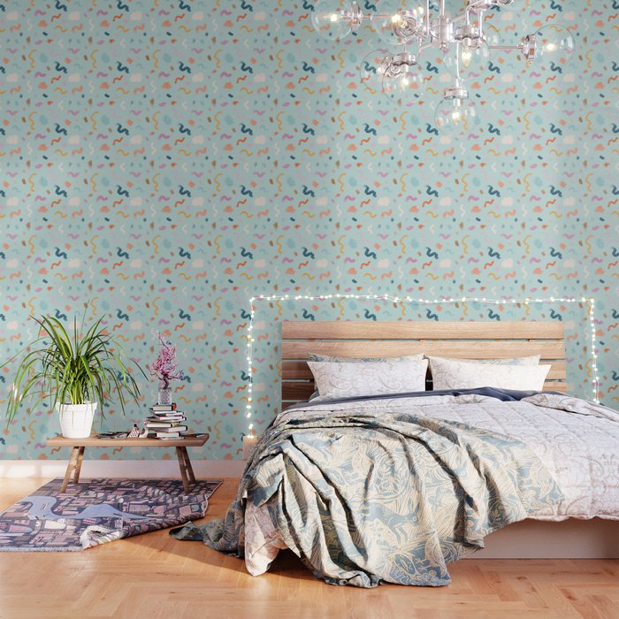 Abtract Colorful Brush Pattern Wallpaper Gallery Image 1