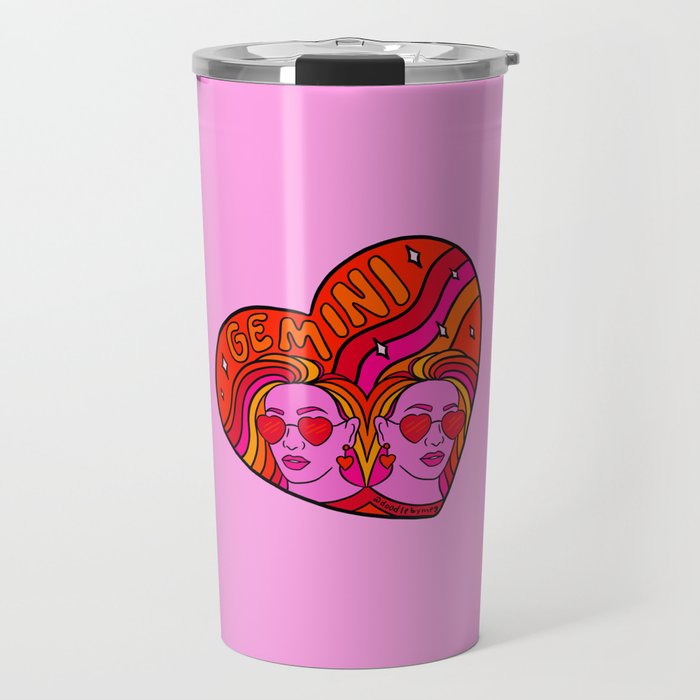 Gemini Valentine Travel Mug Gallery Image 1
