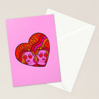 Gemini Valentine Stationery Card Gallery Image 2
