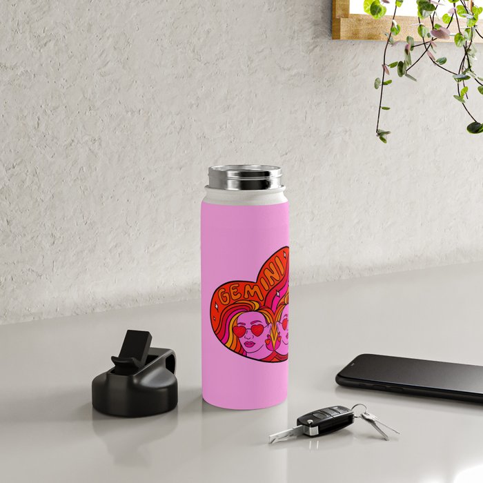 Gemini Valentine Water Bottle Gallery Image 4