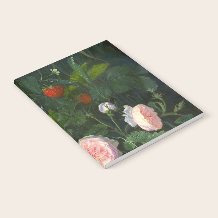 OD Ottesen  Still Life with Roses and Strawberries  Notebook Gallery Image 1