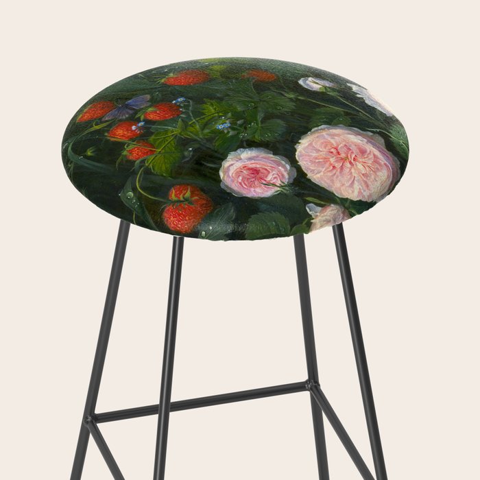 OD Ottesen  Still Life with Roses and Strawberries  Stool Gallery Image 2