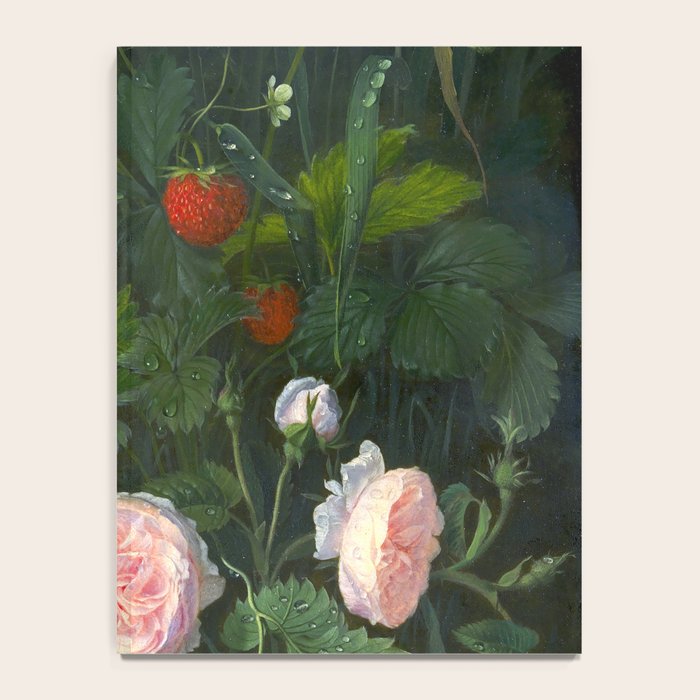 OD Ottesen  Still Life with Roses and Strawberries  Notebook Gallery Image 4