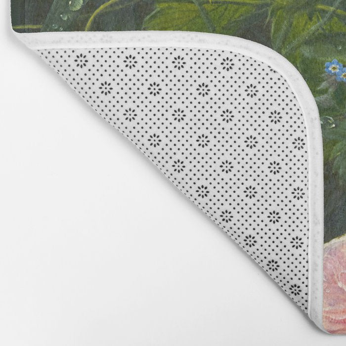 OD Ottesen  Still Life with Roses and Strawberries  Bath Mat Gallery Image 2