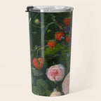 OD Ottesen  Still Life with Roses and Strawberries  Travel Mug Gallery Image 3
