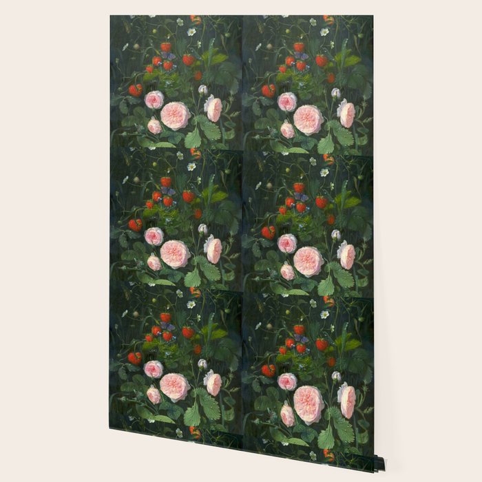 OD Ottesen  Still Life with Roses and Strawberries  Wallpaper Gallery Image 2