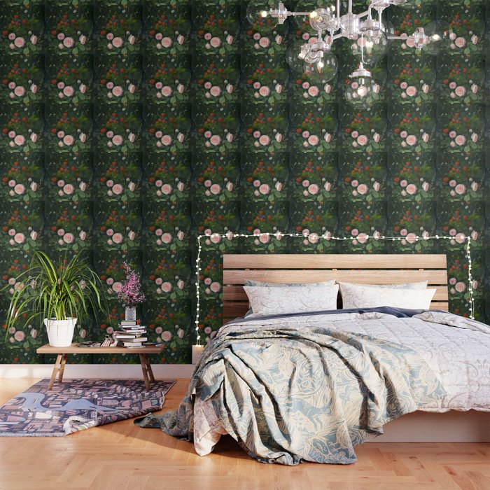 OD Ottesen  Still Life with Roses and Strawberries  Wallpaper Gallery Image 1