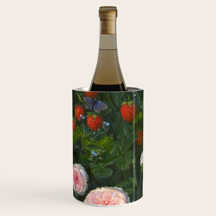 OD Ottesen  Still Life with Roses and Strawberries  Wine Chiller Gallery Image 1