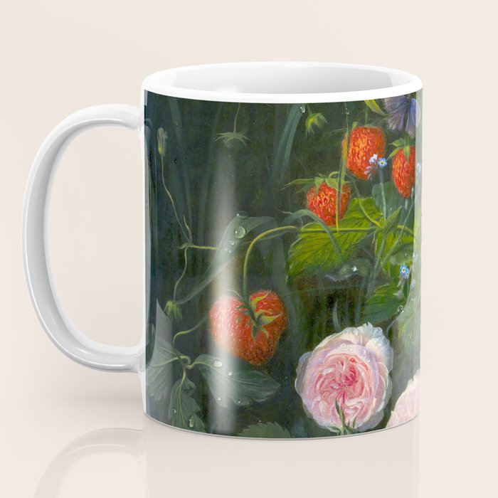 OD Ottesen  Still Life with Roses and Strawberries  Coffee Mug Gallery Image 3